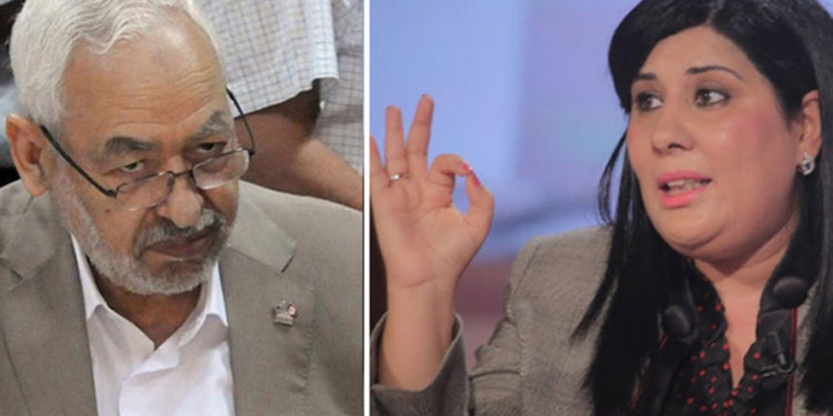 عبير موسي تقاضي راشد الغنوشي لإيقاف أشغال الجلسة العامة المقررة يوم 30 مارس