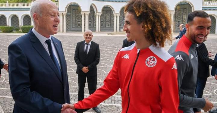 قيس سعيد يستقبل نسور قرطاج