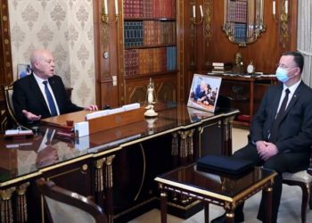 قيس سعيد يلتقي بوزير الصحة لمتابعة الوضع الصحي