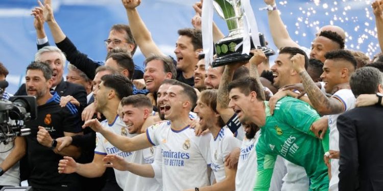 الدوري الإسباني : ريال مدريد يتوج بالبطولة