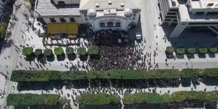 احتجاج وزارة