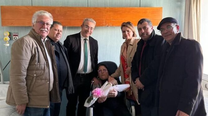 نقل راضية النصراوي لمصحة خاصة اثر تدهور حالتها الصحية