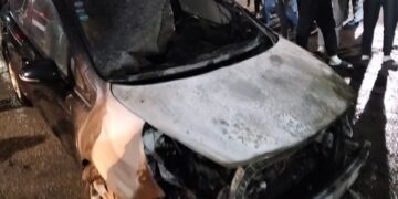 الرقاب: احتراق 4 سيارات داخل مأوى بالطابق الأرضي لعمارة