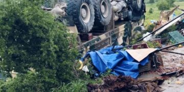 جراء الأمطار: إصابة 3 عسكريين في انقلاب شاحنة عسكرية في سليمان