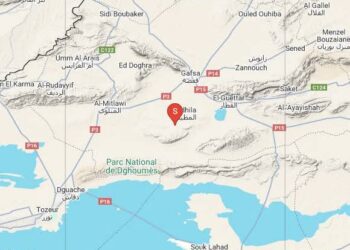 رجة أرضية بقوة 3.1 في جنوب غرب المظيلة