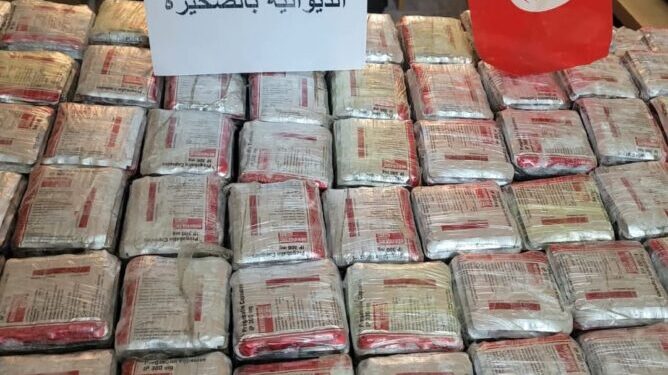 الصخيرة: حجز 56400 حبة دواء مخدر نوع