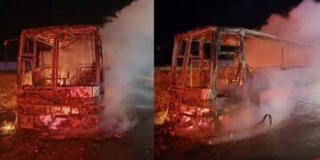 النقل بين المدن: فتح تحقيق في حادثة إحتراق حافلة لتحميل المسؤوليات
