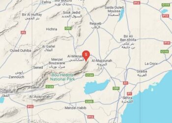 رجة بقوة 3.1 درجة تهزّ المكناسي في سيدي بوزيد